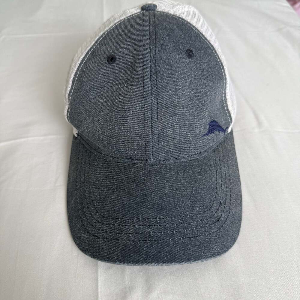 Tommy Bahama Gray Marlin Mesh Trucker Hat with Baja Margarita Recipe